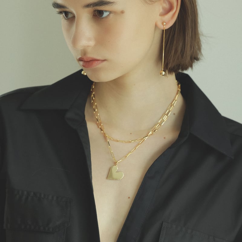【国内即発】≪chibi jewels≫ハートモチーフ ロング ネックレス 国内即発】≪chibi jewels≫ハートモチーフ ロング ネックレス