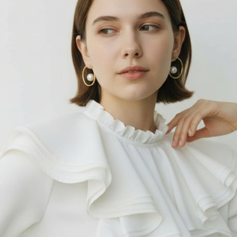 SEA サークルパールピアス | The May Chang (ザ メイチャン)