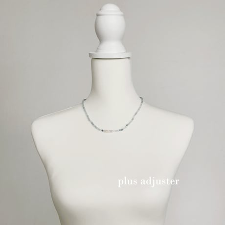 みずみずしい輝きの雫　[nature TMC] Aqua Pearl ネックレス