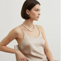 大粒のナチュラルカラーのパールをもっと自由に　[nature TMC] Aura Drops ネックレス