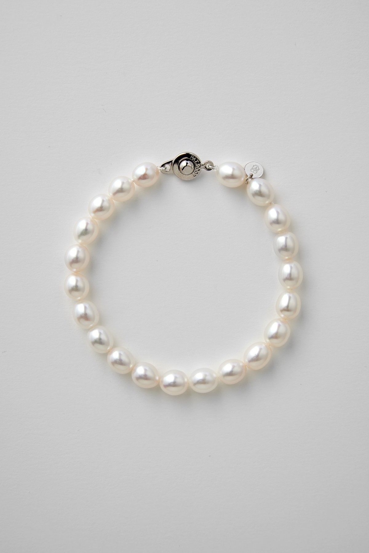 ホワイトパール ストレッチブレスレット nature TMC] White Pebble ブレスレット | The May Chan