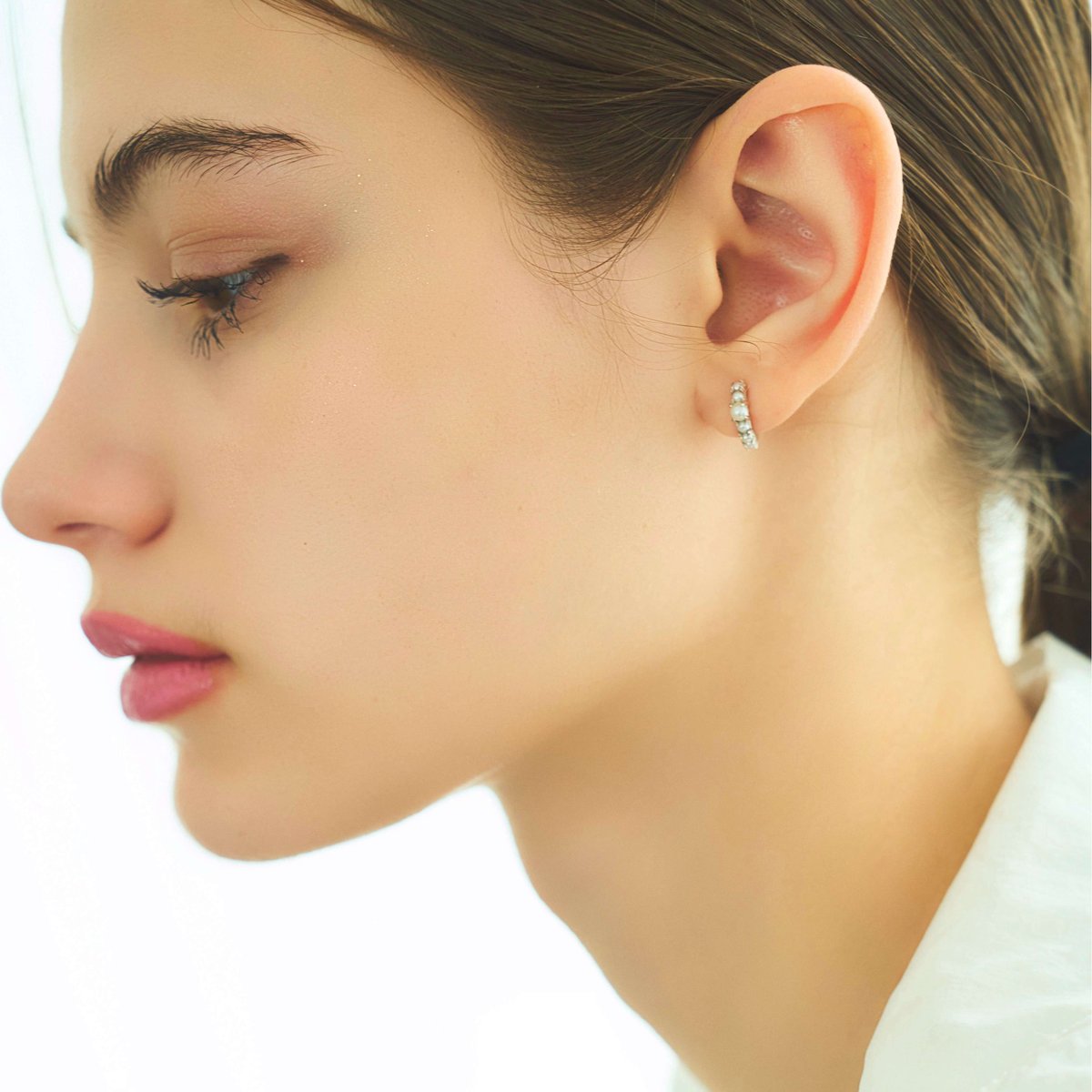 REESE シルバー925製×淡水パールミニピアス | The May Chang (ザ