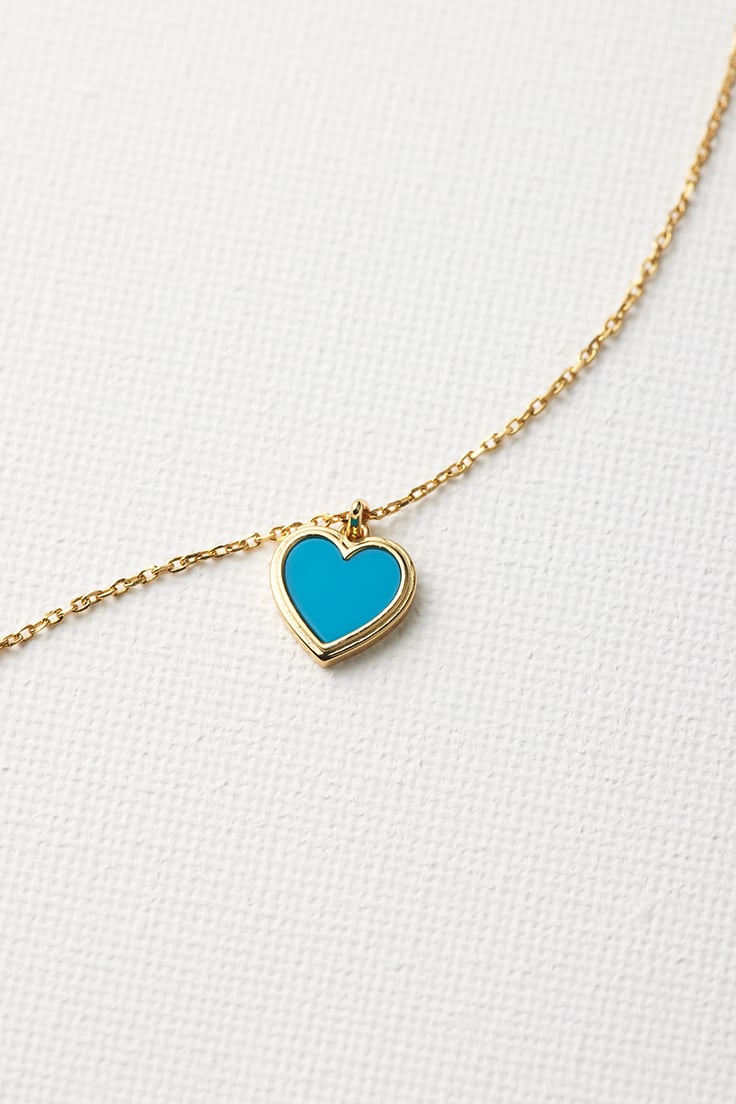 BABY-BLUE シルバー925製ターコイズハートネックレス | The May BABY-BLUE シルバー925製ターコイズハートネックレス | The May