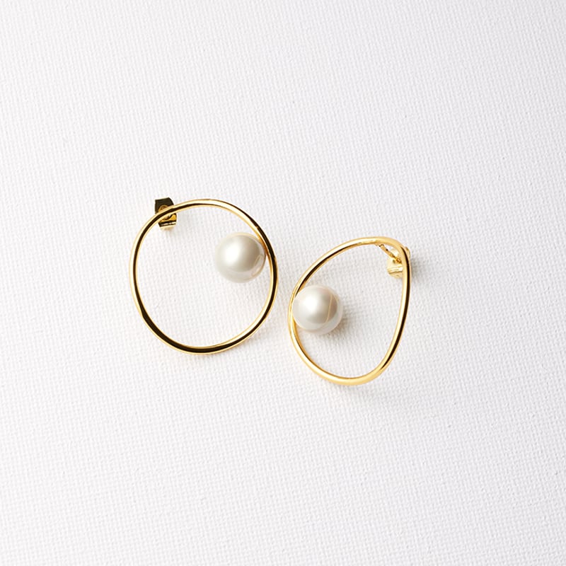 SEA サークルパールピアス | The May Chang (ザ メイチャン)