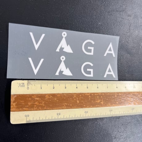アイロンプリント　チーム名　VAGA-80（2枚セット）　ホワイト／標準カラー