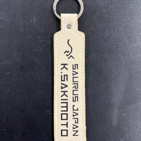 【限定】特注ネームキーホルダー100mm  合皮ラベンダー／標準カラー
