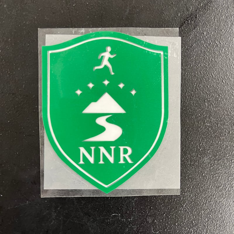 アイロンプリント チーム名 NNR-60mm 2色セット グリーン×ホワイト