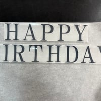 データ作成代　お名前　フォント調整　HAPPY BIRTHDAY