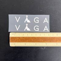 アイロンプリント　チーム名　VAGA-80（2枚セット）　ホワイト／標準カラー