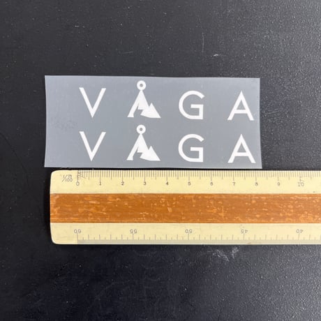 アイロンプリント　チーム名　VAGA-80（2枚セット）　ホワイト／標準カラー
