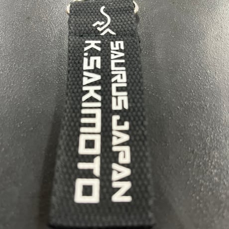【限定】特注ネームキーホルダー100mm  布オレンジ／標準カラー