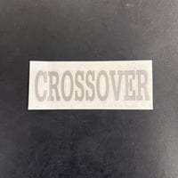 カッティングステッカー　CROSSOVER-150   150mm   シルバー
