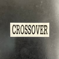 カッティングステッカー　CROSSOVER-150   150mm   ブラック