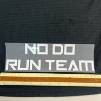 アイロンプリント　チーム名　NO DO-250mm  ホワイト/標準カラー