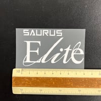 アイロンプリント　サウルスエリート（国際陸連対応サイズ）-80mm  ホワイト/標準カラー