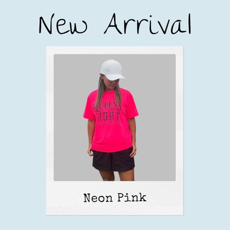 🆕Queen's Fight Tシャツ/イエロー💛&ピンク🩷DRY