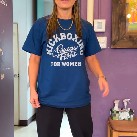 NEW✨Queen's Fight Tシャツ／インディゴブルー💙（デニムブルー）