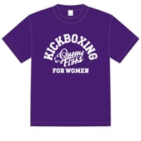 🆕✨Queen's Fight Tシャツ／パープル💜×ホワイト🤍