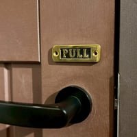 BRASS SIGN