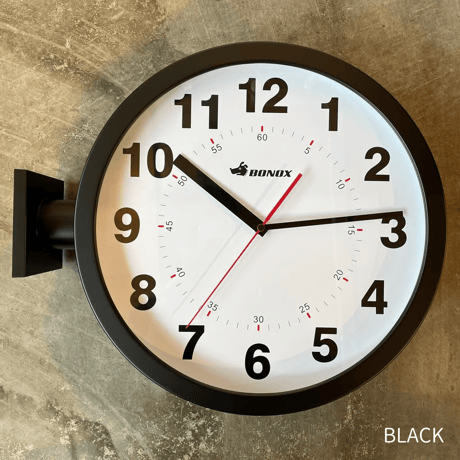 DOUBLE FACES WALL CLOCK