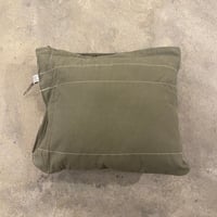 VINTAGE MACHINE COVER FABRIC CUSHION