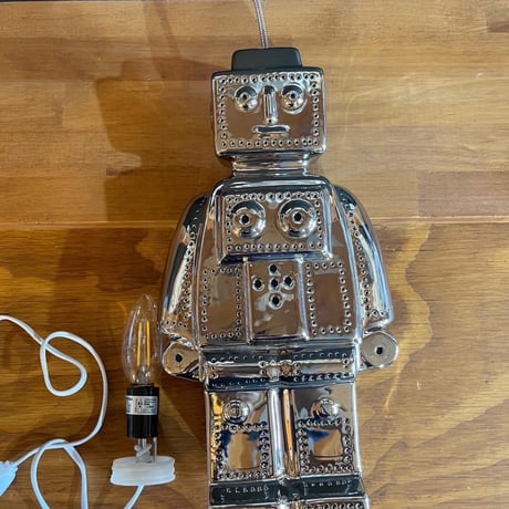 PORCELAIN ROBOT LIGHT CHROME