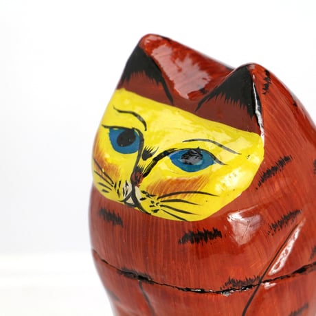 Papier Mache Standing Cat