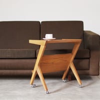 BI OAK SIDE TABLE
