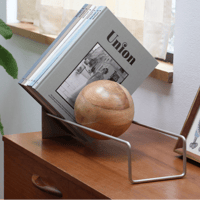 Slope Bookend "Silver"