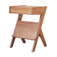 BI OAK DRAWER TABLE