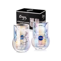 NASA Astronaut Double Wall Glasses 2P SET