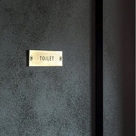 サインプレート TOILET