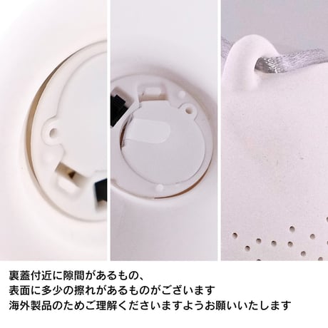 半磁器のLEDライト 雪だるま