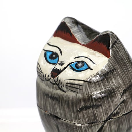 Papier Mache Standing Cat