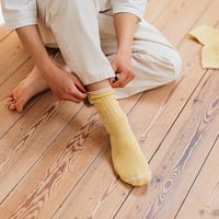 シルクコットン天竺ソックス / L