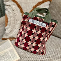 TRUCK SEAT FABRIC SMALL TOTE