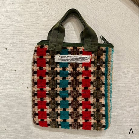 TRUCK SEAT FABRIC SMALL TOTE