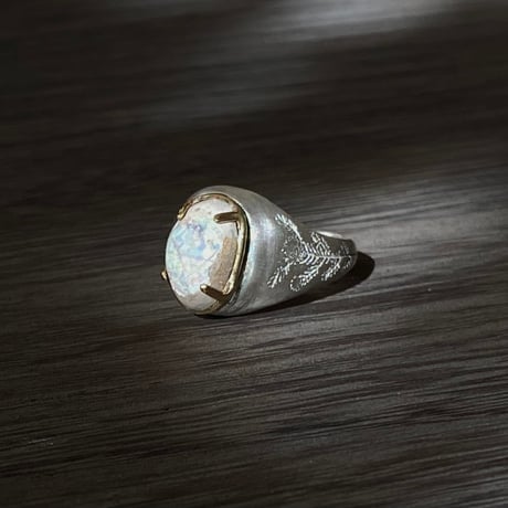 idola カンテラオパール リング カンテラオパールの10金リング完成しま