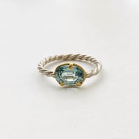 【rope ring】 アクアカイヤナイト
