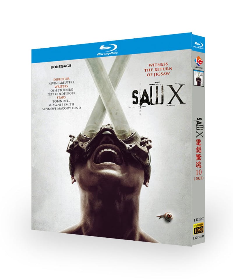 映画『ソウ10 / Saw X』ブルーレイ1-DISC[Blu-ray-BOX]高画質正規品 