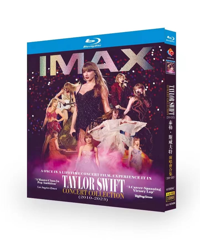 Taylor Swif 公演集 2010-2023』ブルーレイ4-DISC[Blu-ray-