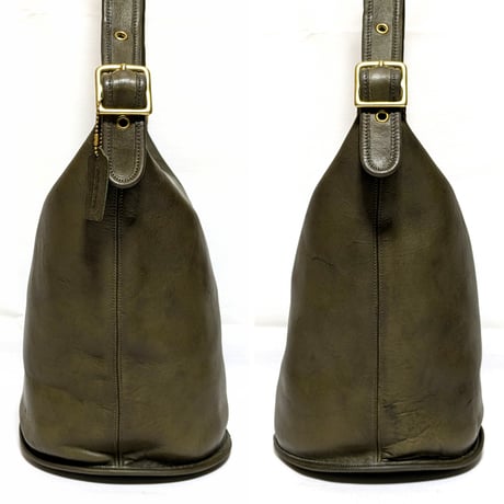 Vintage Coach 9085 XL Duffle Sac Rare Olive Glove Tanned Leather Shoulder Bag Good pre-owned