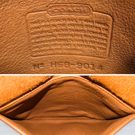 Great!  Vintage Coach Rare 9014 Crescent Berkeley Suede Saddle Bag Russet Brown Leather Shoulder Bag