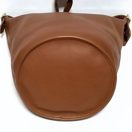 Mint  Vintage Coach 9085 XL Duffle Sac British Tan Glove Tanned Leather Shoulder Bucket Bag