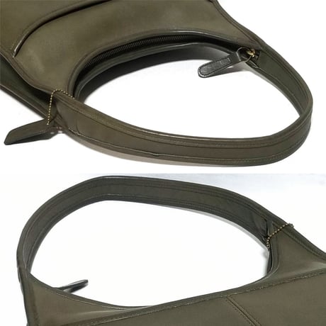 Excellent Vintage Coach 9033 Large Ergo Rere Olive Glove Tanned Leather Shoulder Bag Hobo