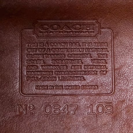 Mint! Vintage Coach Rare Studio Bag Large Brown Glove Tanned Leather Shoulder Bag Crossbody #4081