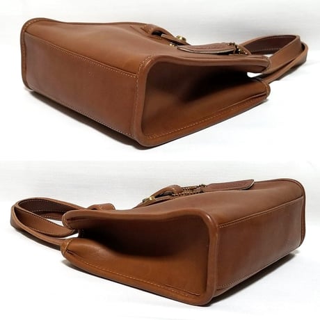 Vintage Coach Very Rare Chauncey Bag 077−3146 British Tan Glove Tanned Leather Great pre-owned #9897