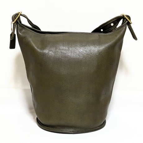 Vintage Coach 9085 XL Duffle Sac Rare Olive Glove Tanned Leather Shoulder Bag Good pre-owned