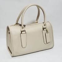 Mint Vintage Coach Rare 17995 Limited Ed. Madison Bag White Glove Tanned Leather Speedy Doctor Bag