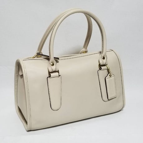 Mint Vintage Coach Rare 17995 Limited Ed. Madison Bag White Glove Tanned Leather Speedy Doctor Bag